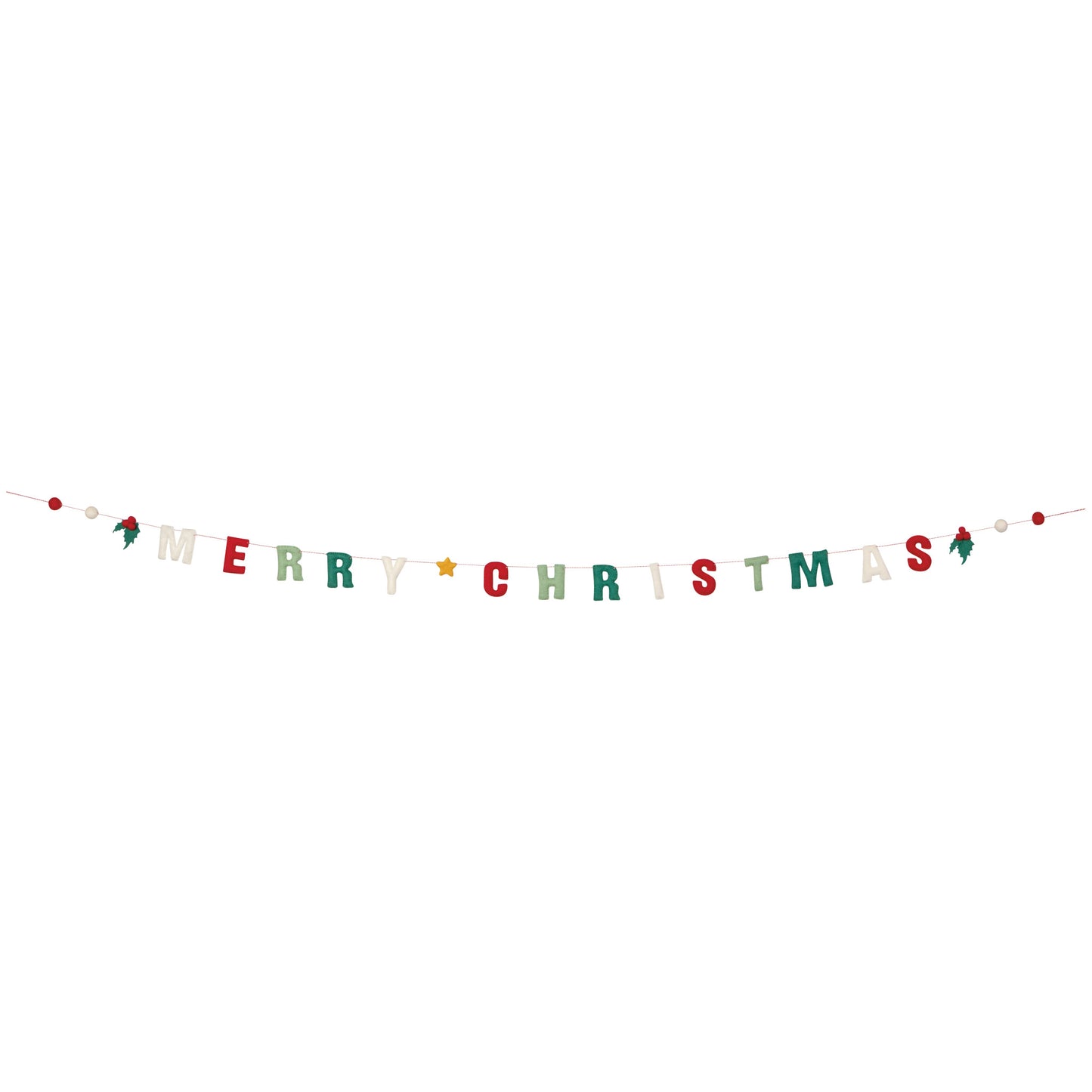 Merry Christmas Felt Garland