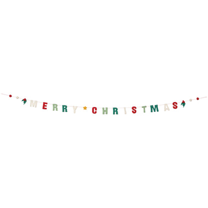 Merry Christmas Felt Garland