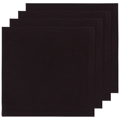Spectrum Napkins Black Set of 4