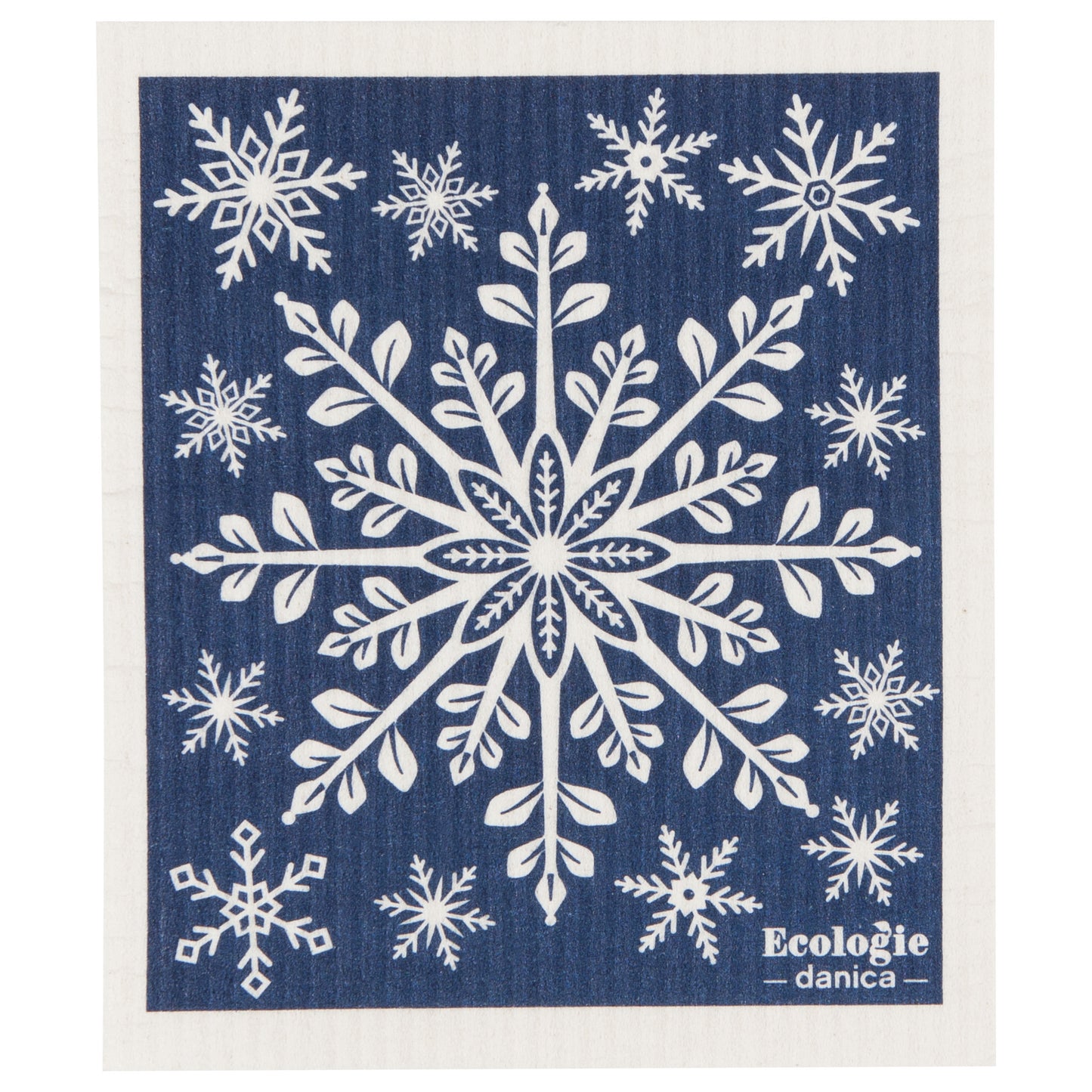 Snowflake Ornament Swedish Dishcloth