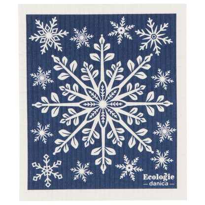 Snowflake Ornament Swedish Dishcloth