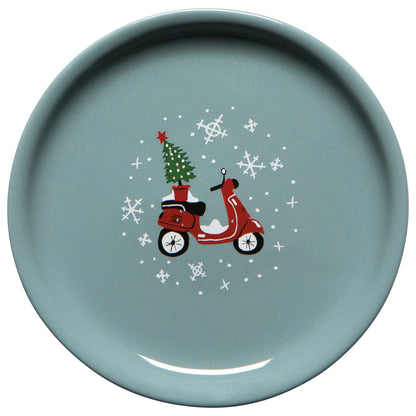Holiday Traffic Christmas Mug with Lid