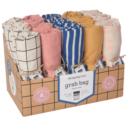 Boardwalk Tote Bag Counter Display - 20 Assorted