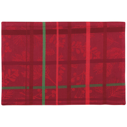 Winterberry Christmas Jacquard Placemat