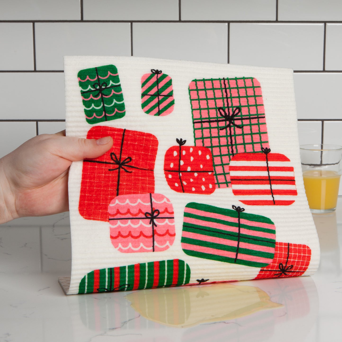 Winter Wheels Swedish Sponge Towel
