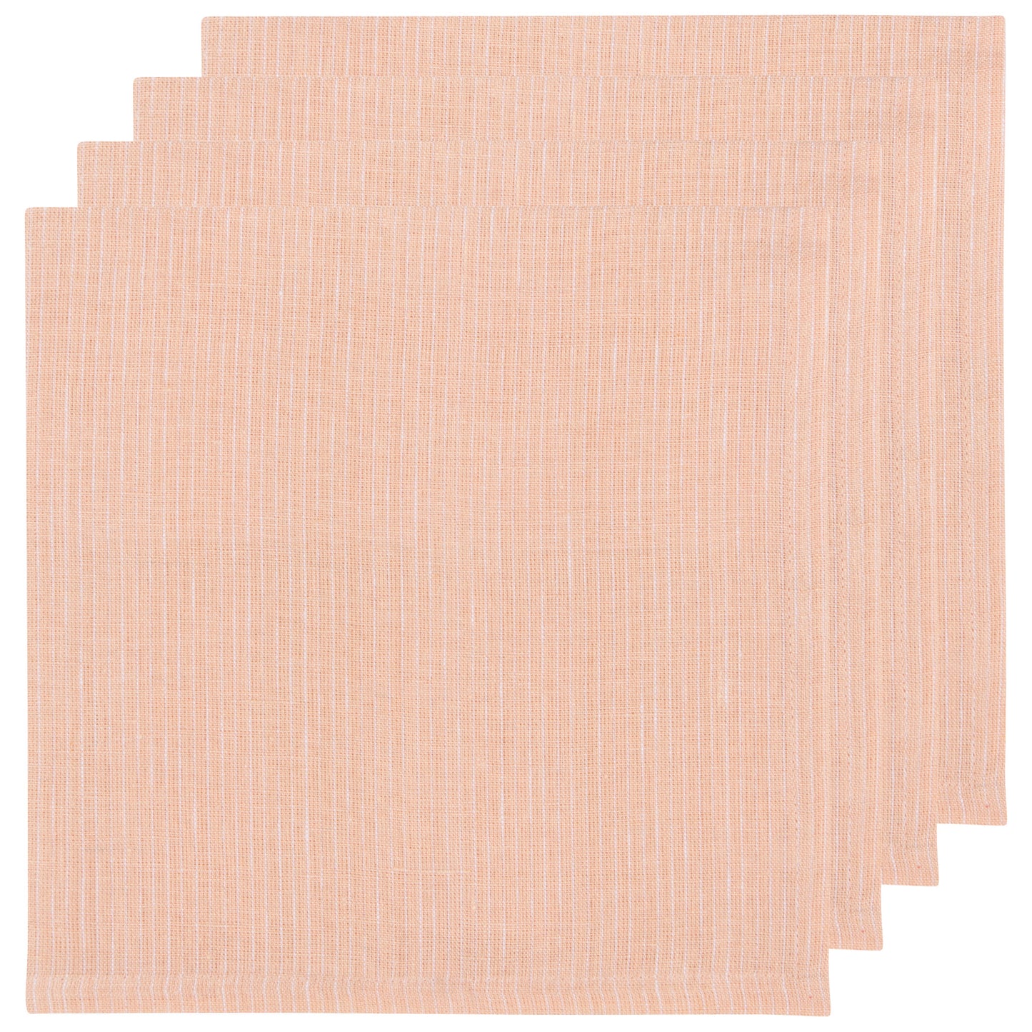 Nectar Pinstripe Linen Napkins Set of 4