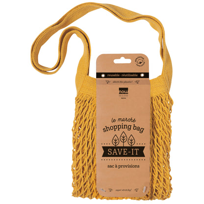 Le Marche Gold Net Shopping Bag