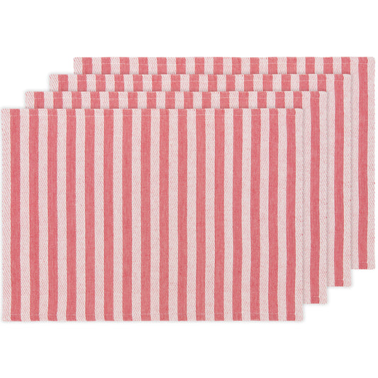 Peppermint Stripe Placemats Set of 4