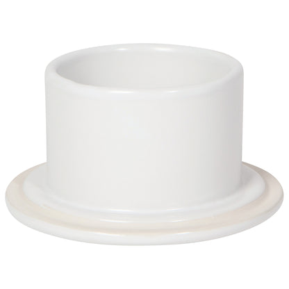 Matte White Butter Crock