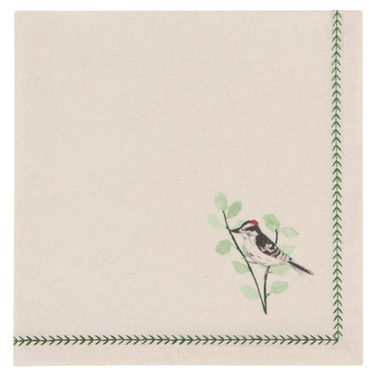 Forest Birds Christmas Napkins Set of 4
