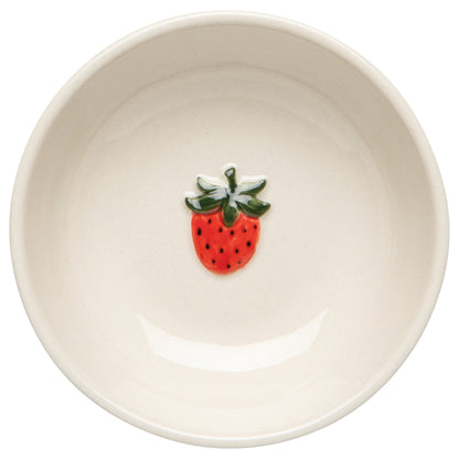 Strawberry Embossed Pinch Bowl 3 inch