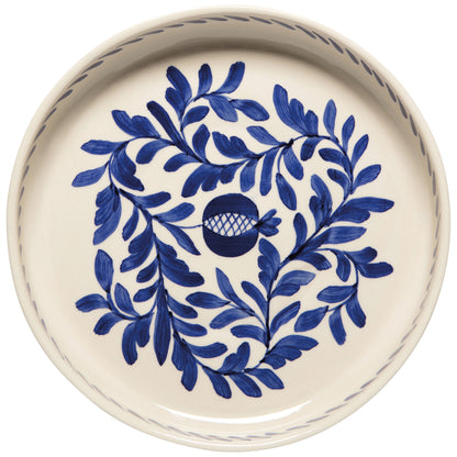 Nila Blue Hand Painted Serving Tray 11.25 inch
