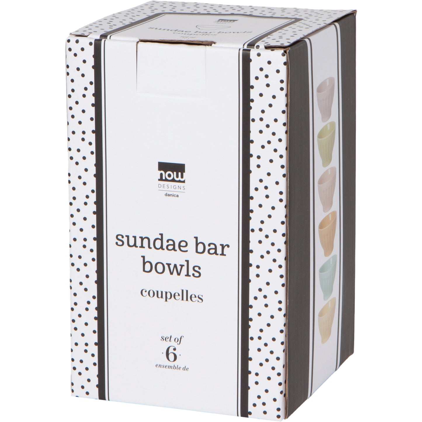 Flora Sundae Bar Pinch Bowls Set of 6
