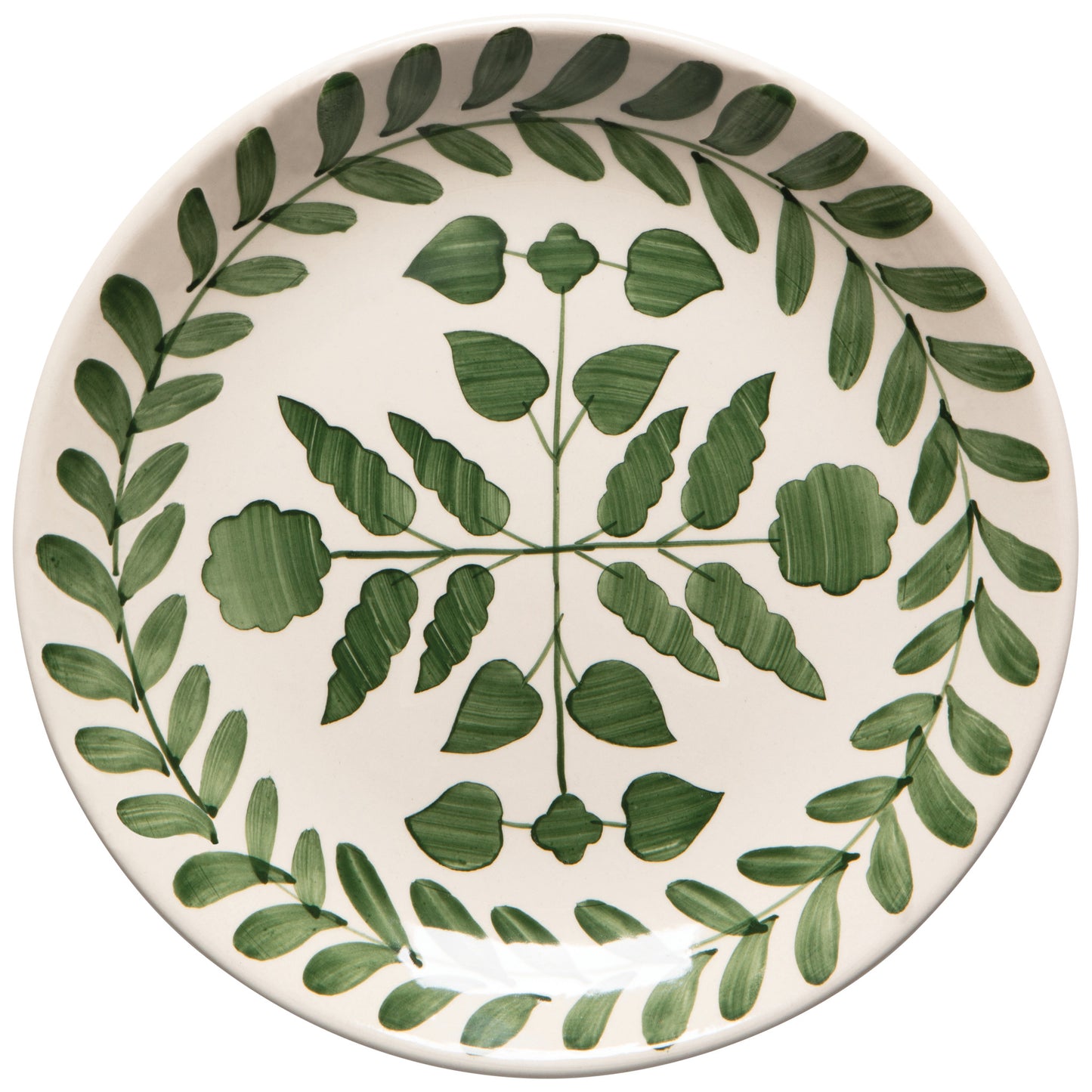 Sylvie Green Hand Painted Side Plate 7.75 inch