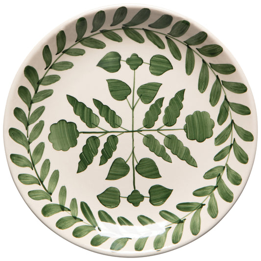 Sylvie Green Hand Painted Side Plate 7.75 inch