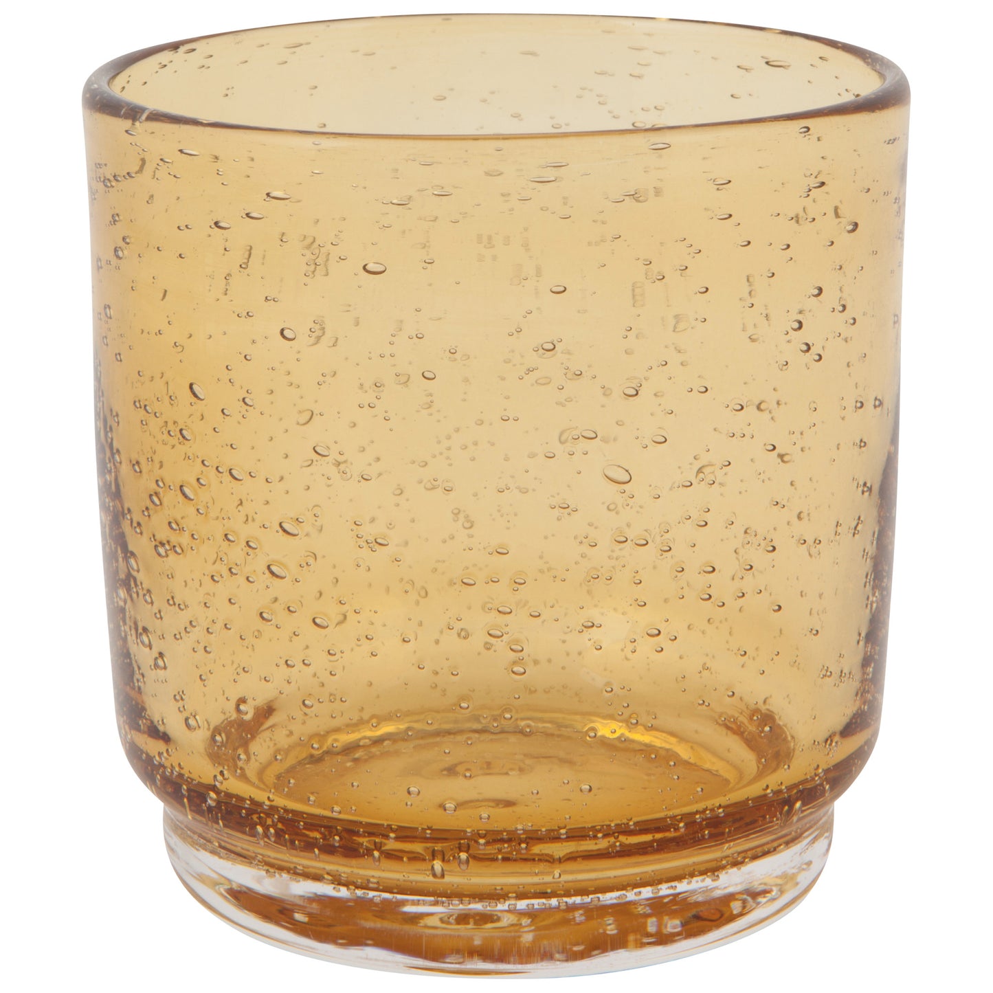 Bubbled Glass 12 oz - Amber