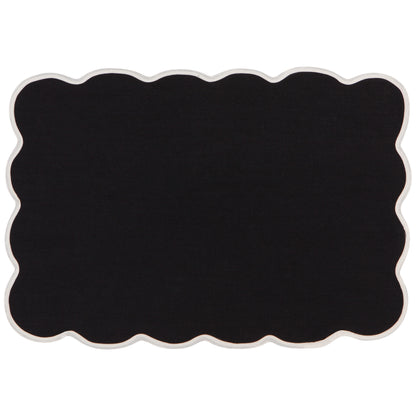 Black Florence Placemats Set of 4