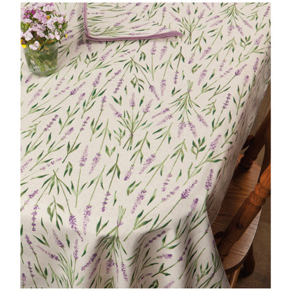 Lavender Tablecloth 90 x 60 inch