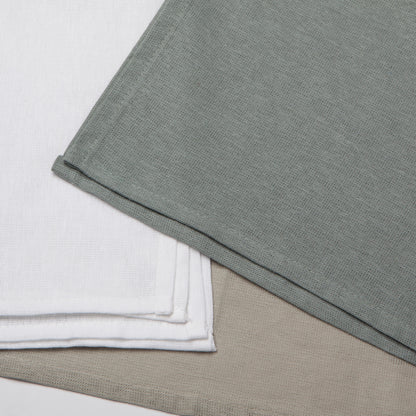 Gray White Moonstruck Floursack Dishtowels Set of 3