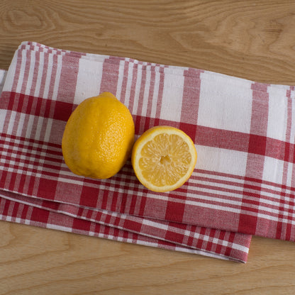 Red Jumbo Dishtowels Set of 3