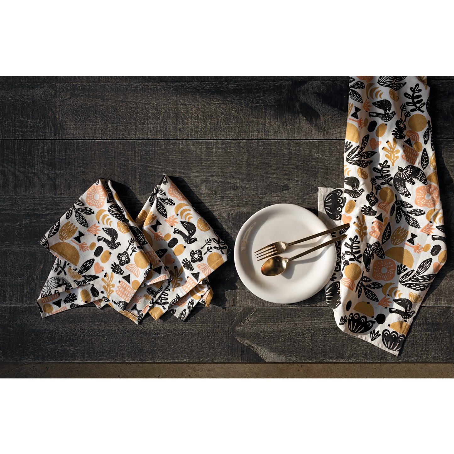 Myth Block Print Napkins Set of 4
