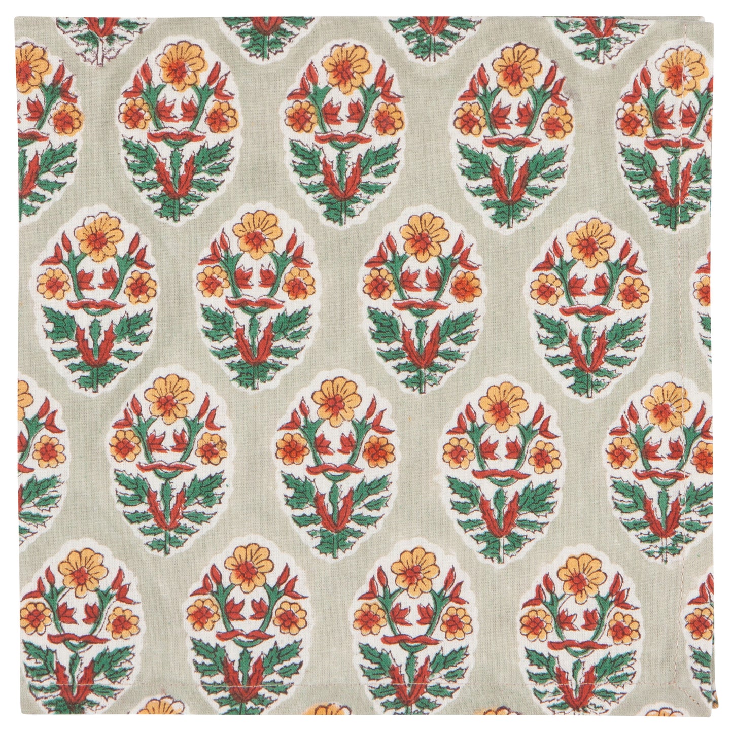 Field Block Print Napkins Set of 4