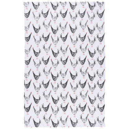 Chicken Scratch Dishtowel