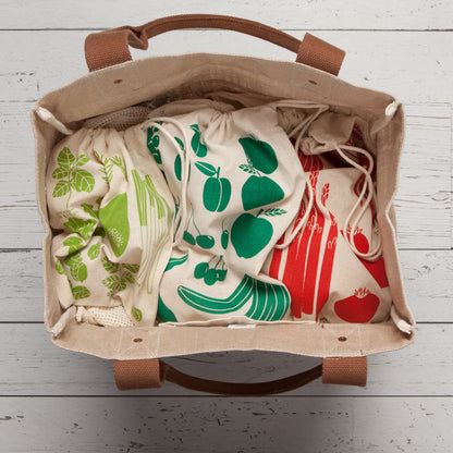 Fruit And Veggie Reusable Produce Bags Set of 3