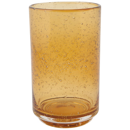 Bubbled Glass 17 oz - Amber