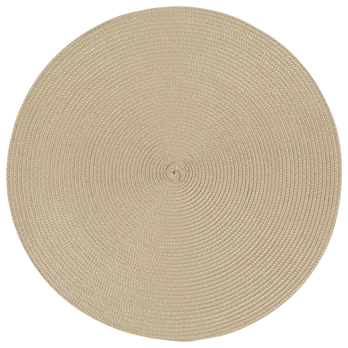 Disko Light Taupe Round Placemat