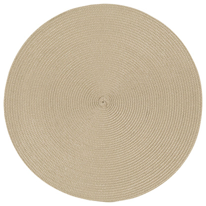 Disko Light Taupe Round Placemat