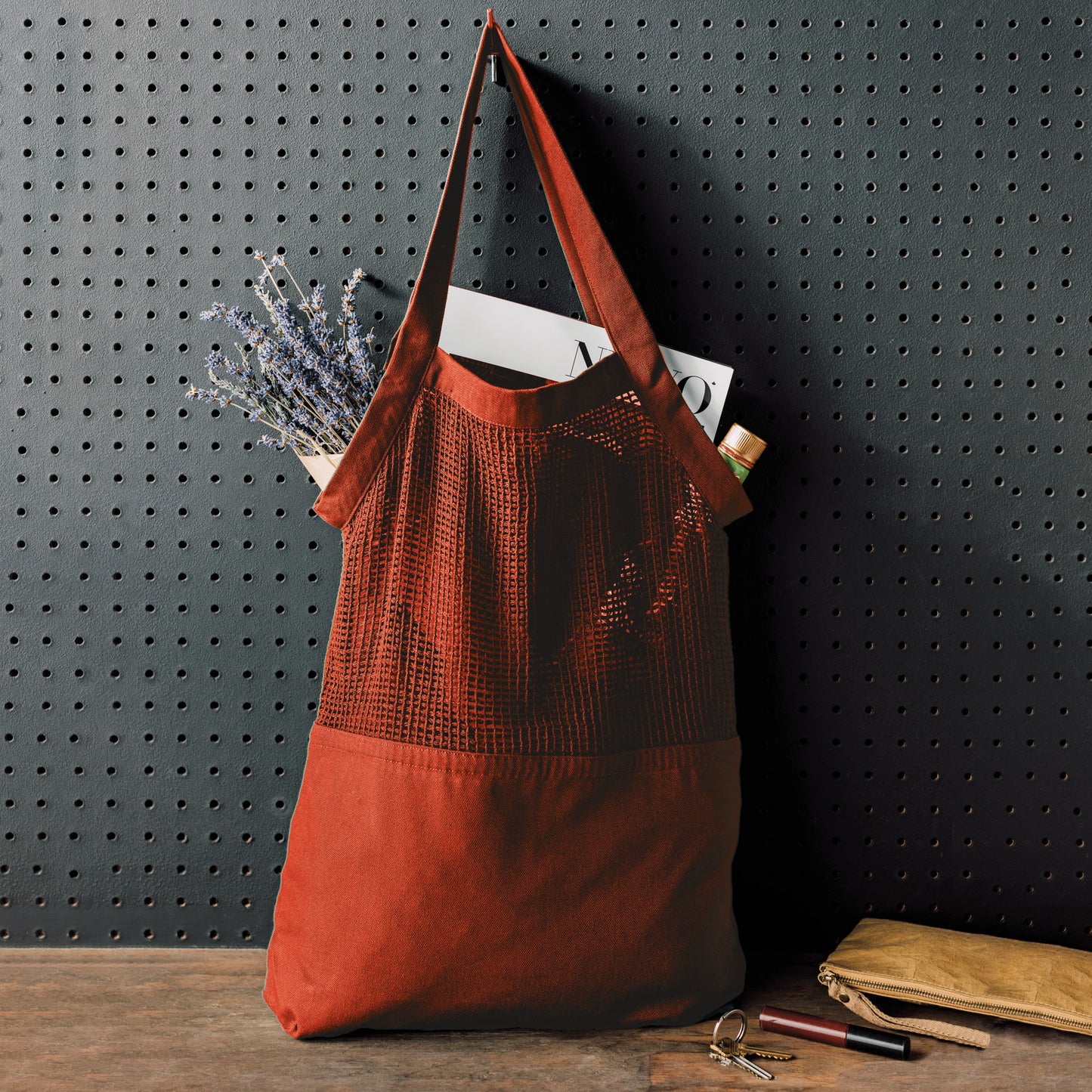 Clay Mercado Tote Bag