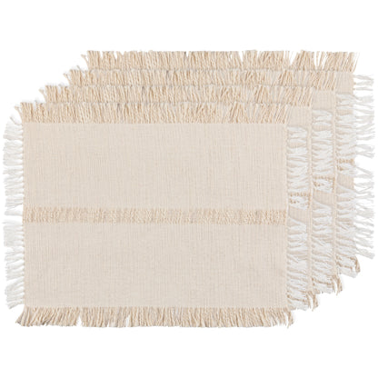 Ravel Placemats Set of 4 - Ivory
