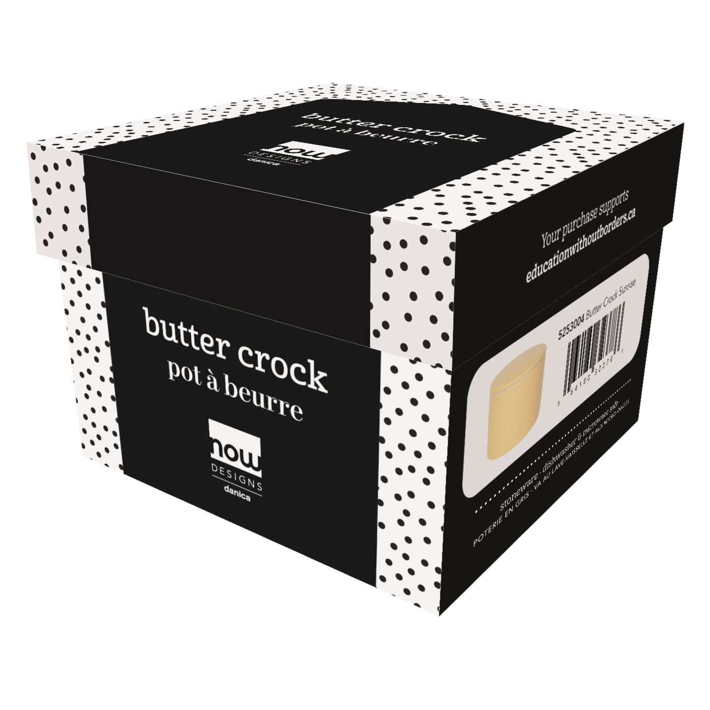 Matte White Butter Crock