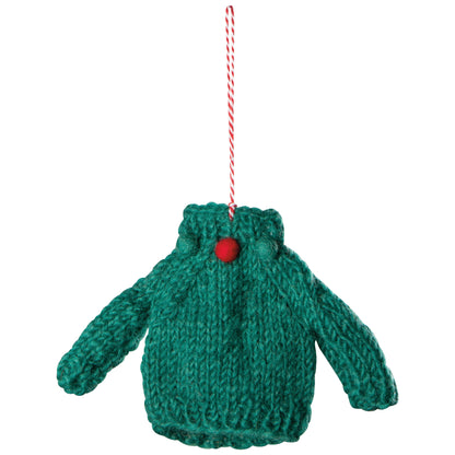 Merry Knitmas Felt Christmas Tree Ornaments - 3 Assorted Styles