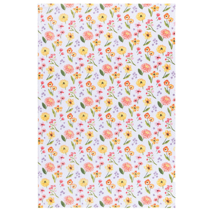 Cottage Floral Baker's Floursack Dishtowels Set of 3