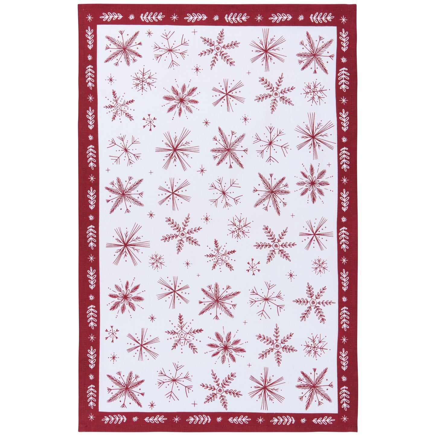 Snowflakes Christmas Dishtowel
