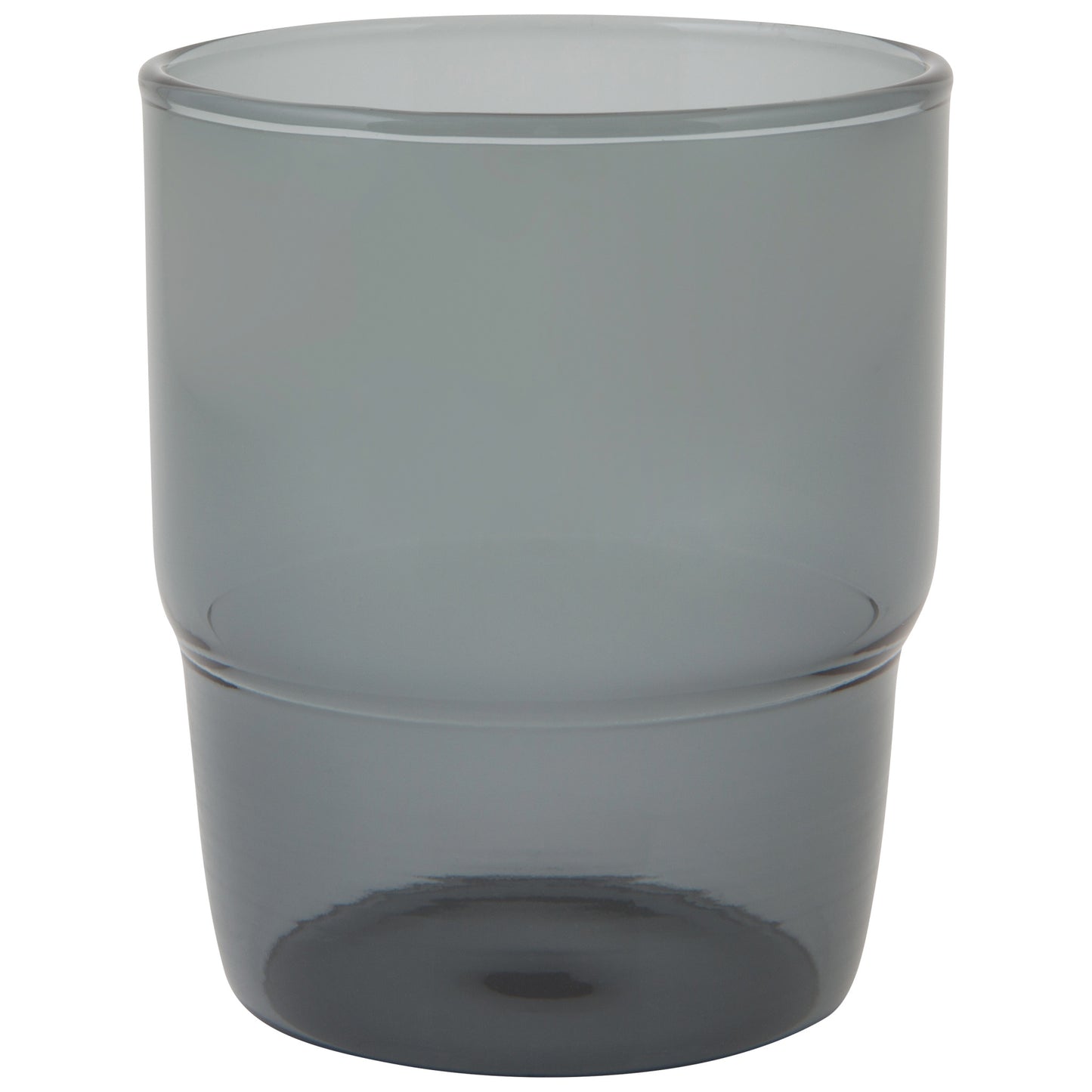 Stackable Drinking Glass 13 oz - Smoke