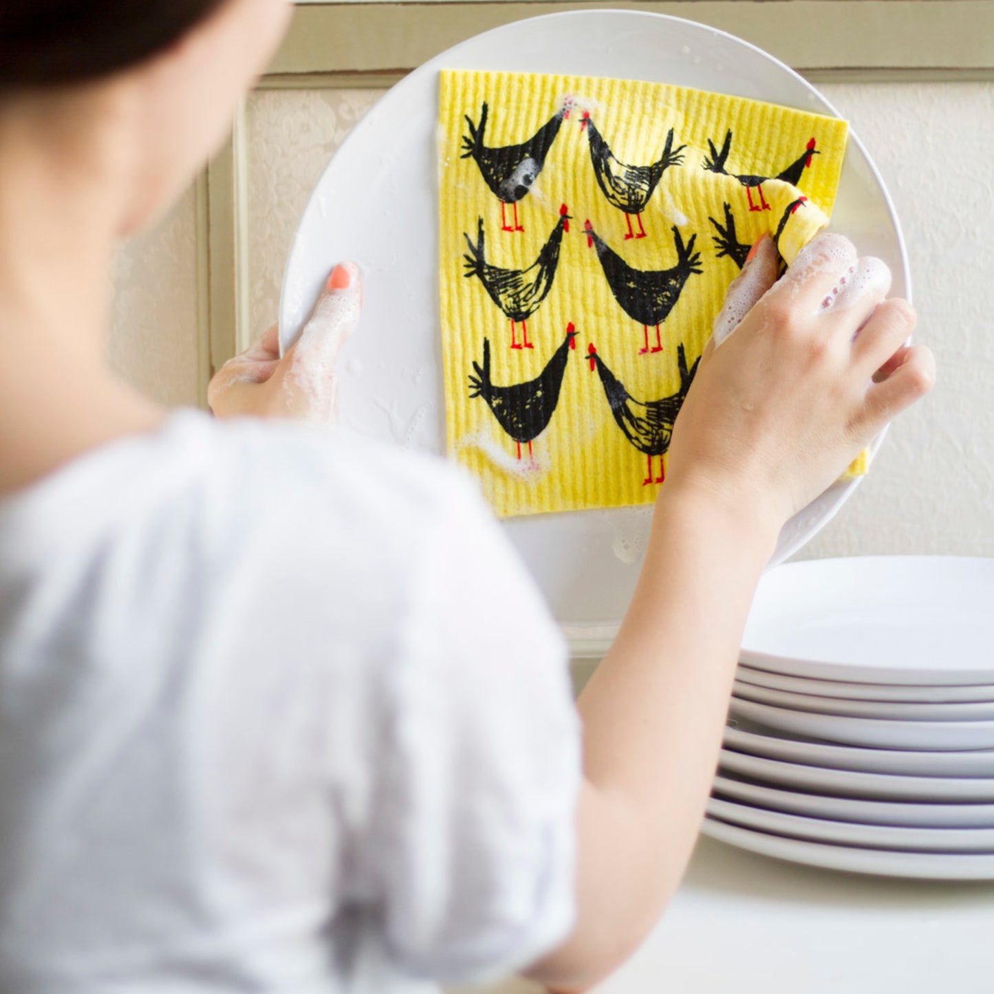 Chicken Scratch Swedish Dishcloth
