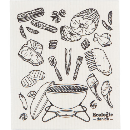 On the Grill Swedish Dishcloth