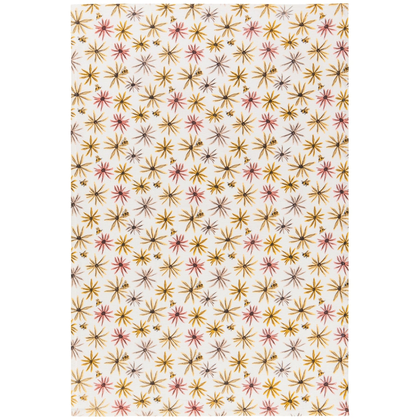 Bees & Blooms Baker's Floursack Dishtowels Set of 3