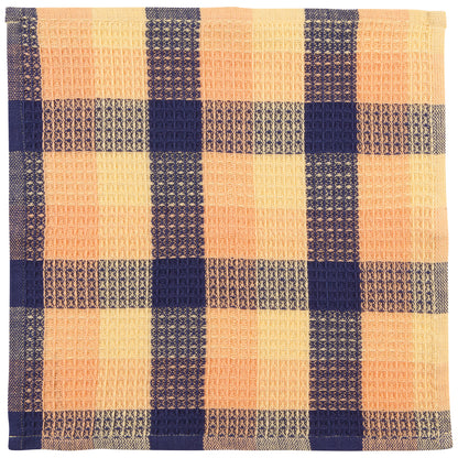 Check Dusk Waffle Dishcloths Set of 3