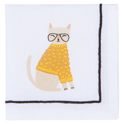 Feline Fine Cocktail Napkins Set of 4