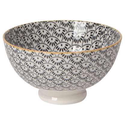 Dotted Scallop Stamped Bowl 4 inch