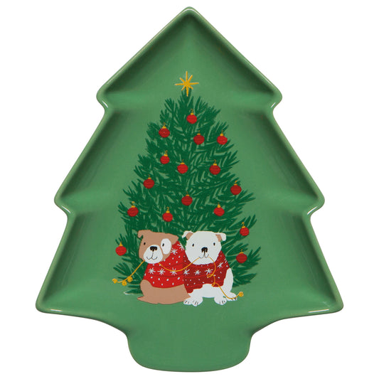 Holiday Hounds Christmas Spoon Rest