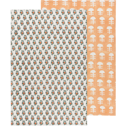 Gather Block Printed Dishtowel Set of 2