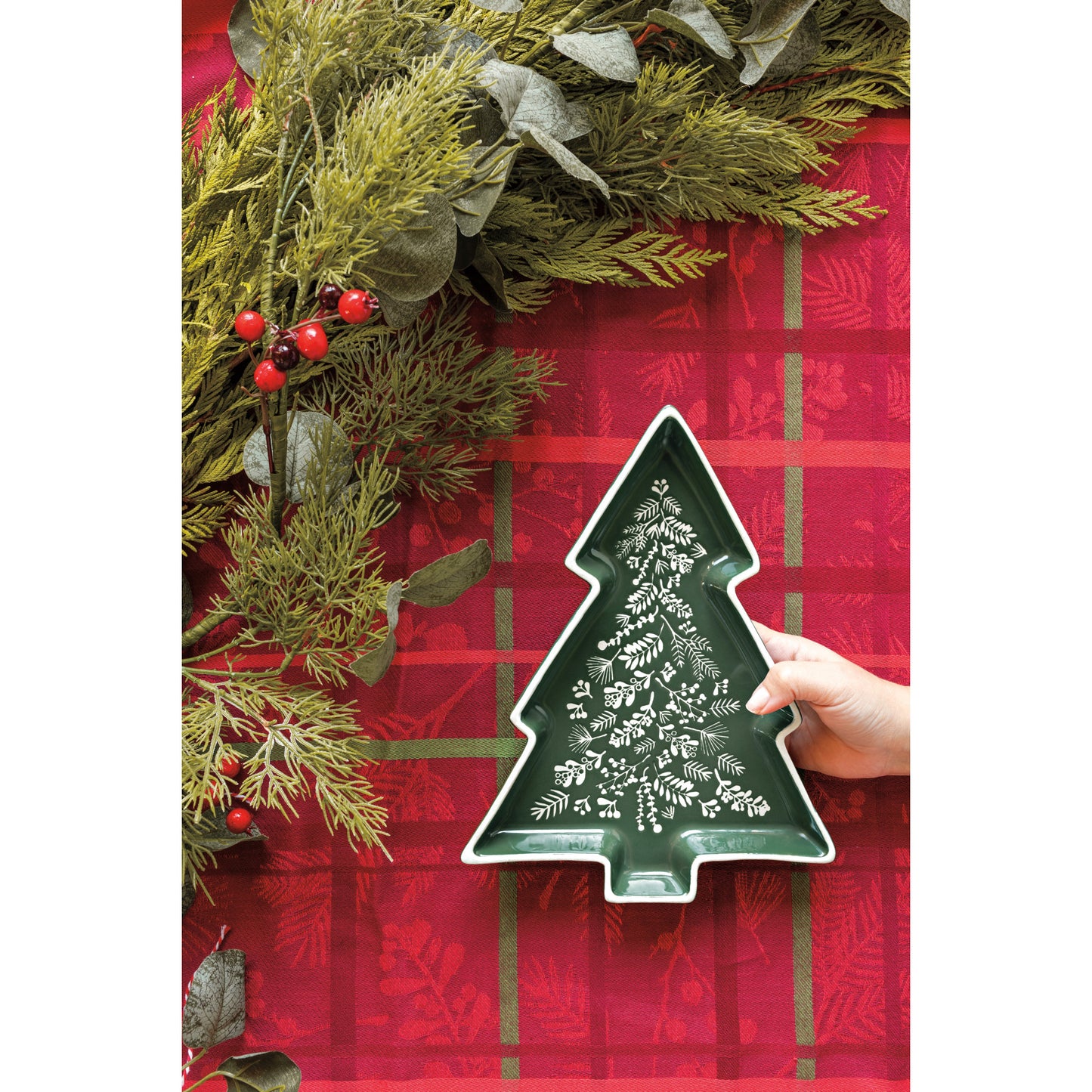 Winterberry Christmas Tray
