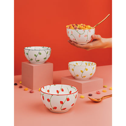 Holiday Glow Christmas Bowls Set of 4