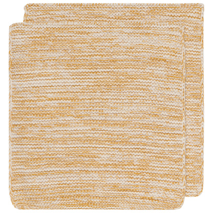 Ochre Knit Dishcloths Set of 2