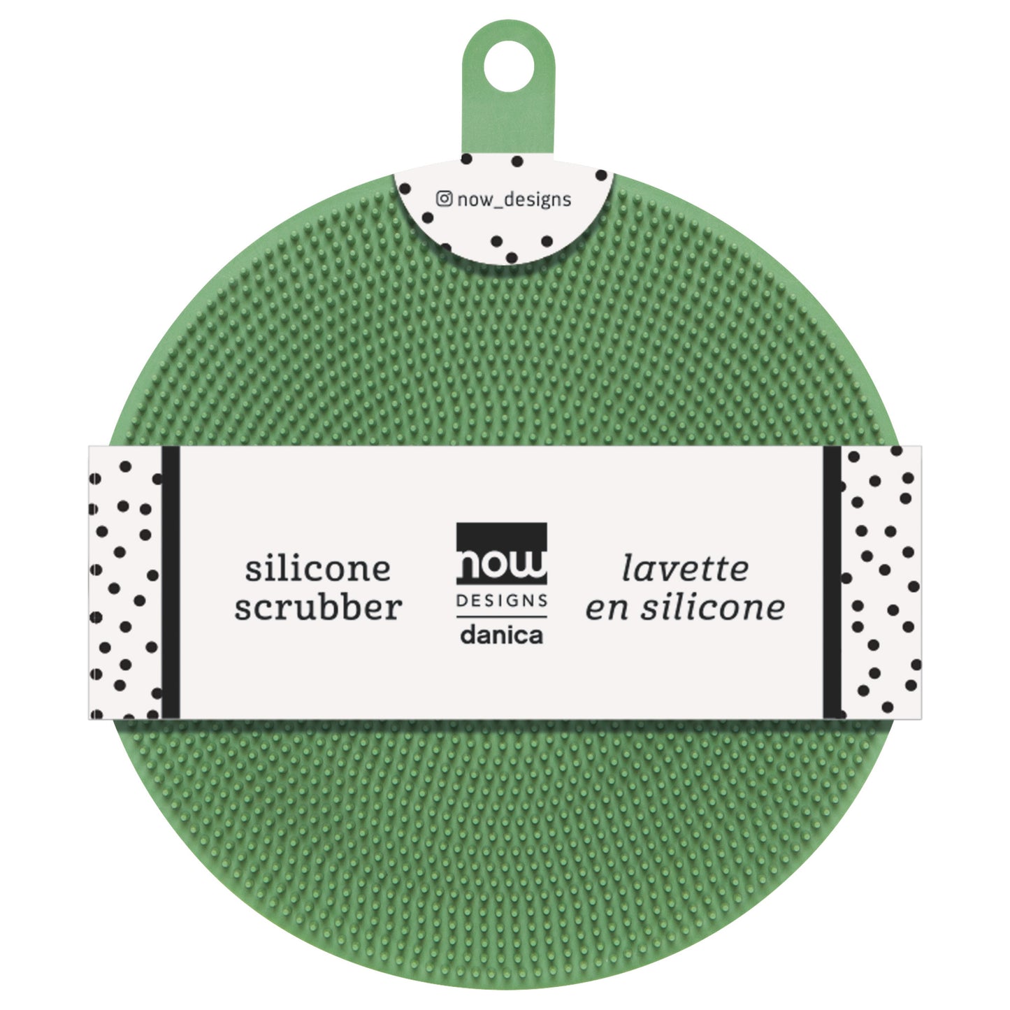 Scrub Bub Aloe Green Silicone Scrubber